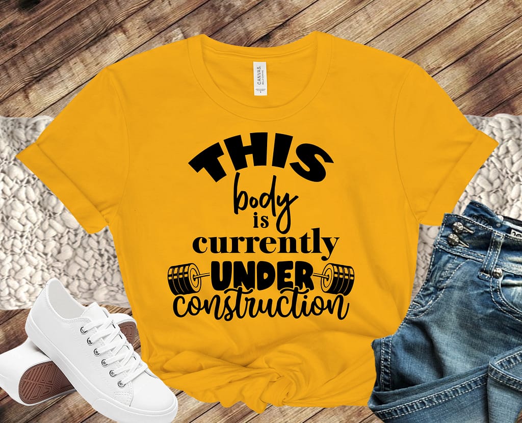Free This Body is Under Construction SVG File