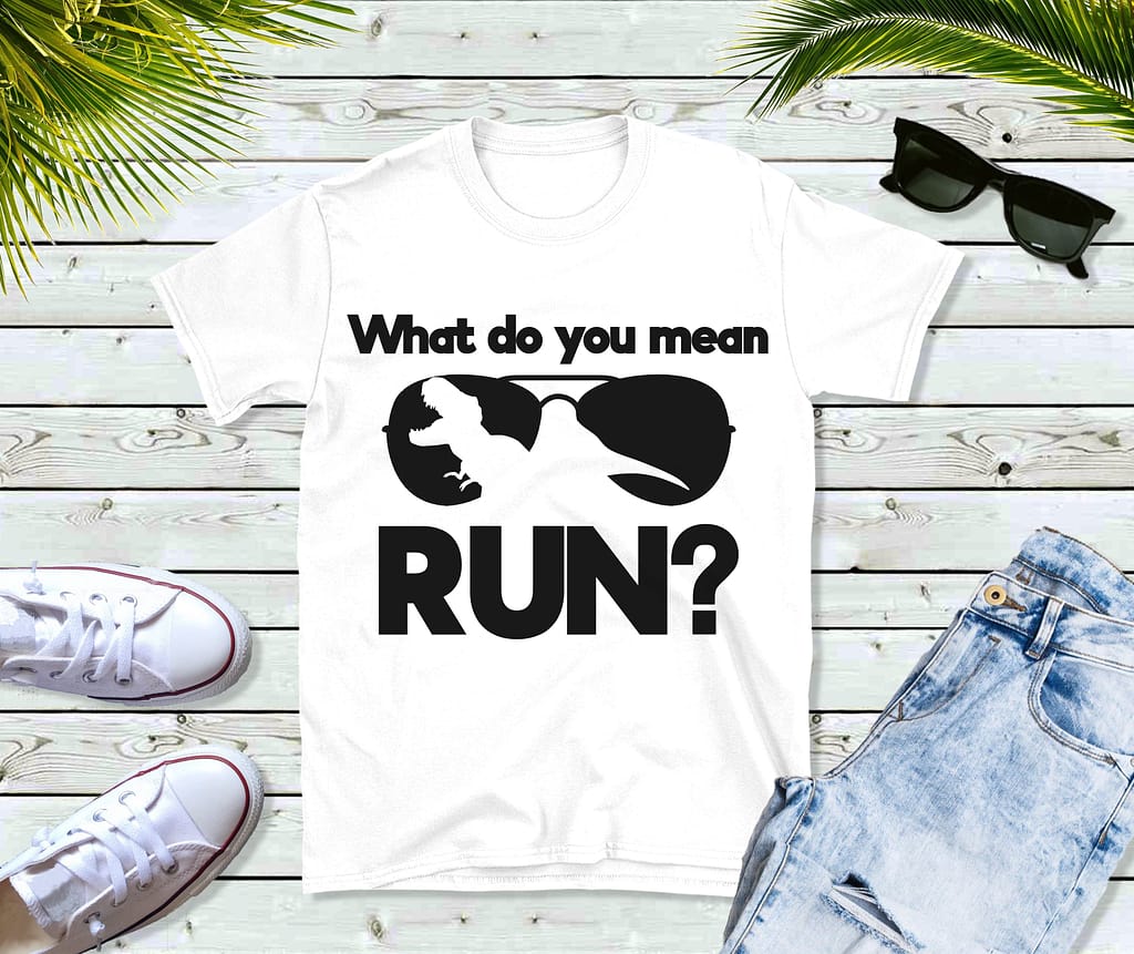 Free What Do You Mean Run? SVG File