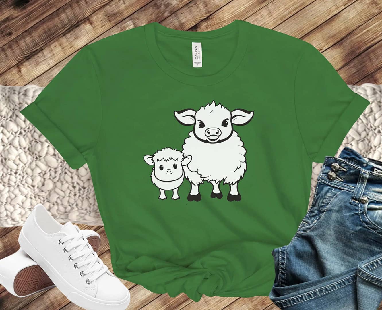 Free Sheep and Me SVG File