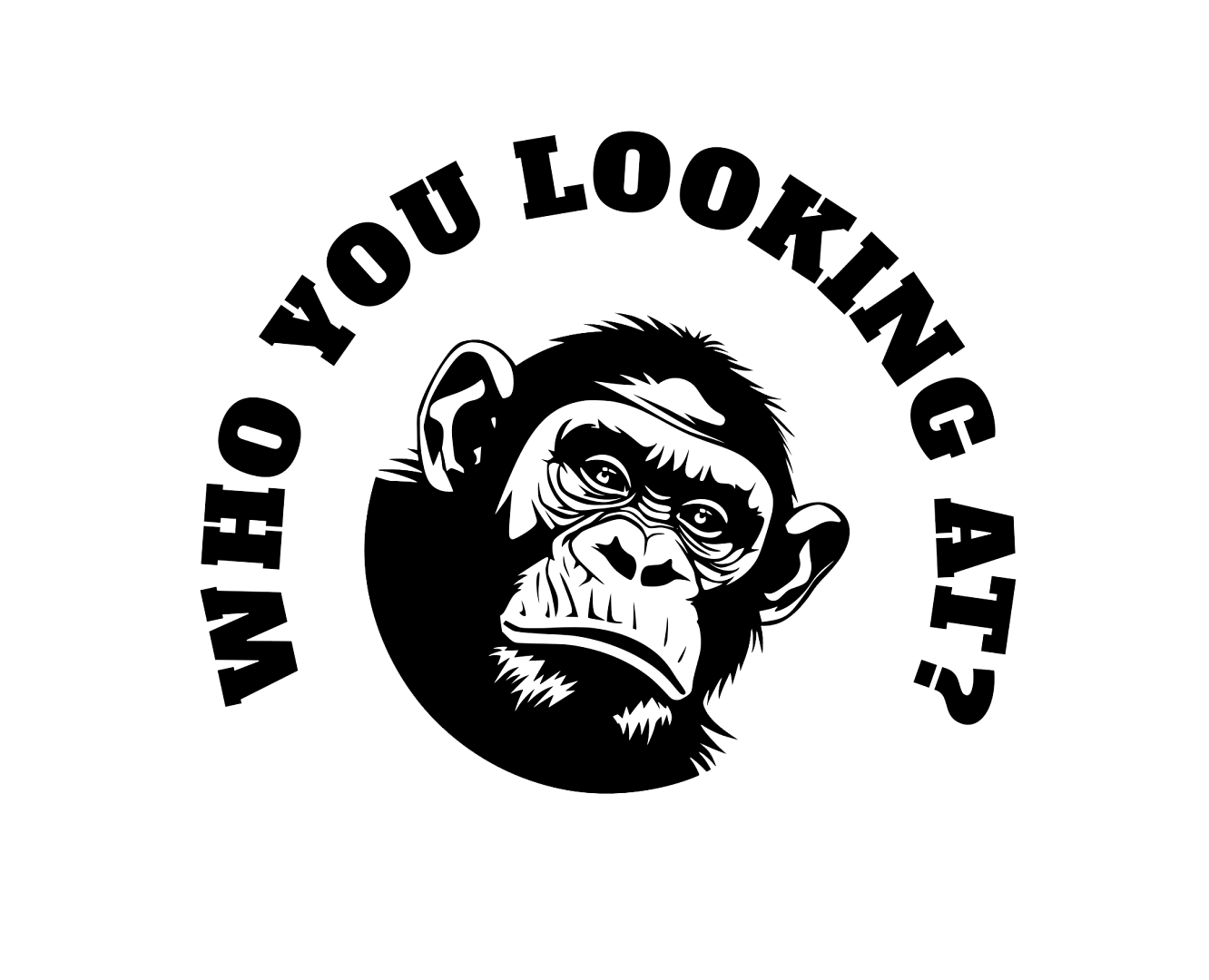 Free Who Are You Looking At SVG File