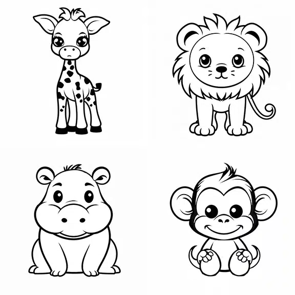 Free Safari Animals SVG Cutting Files.