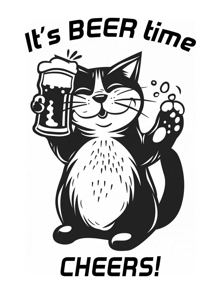 Free It's Beer Time SVG File