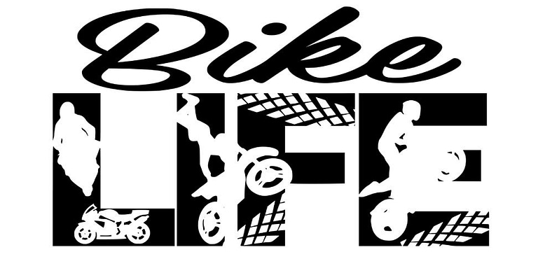 Free Bike Life SVG Cutting File for the Cricut.