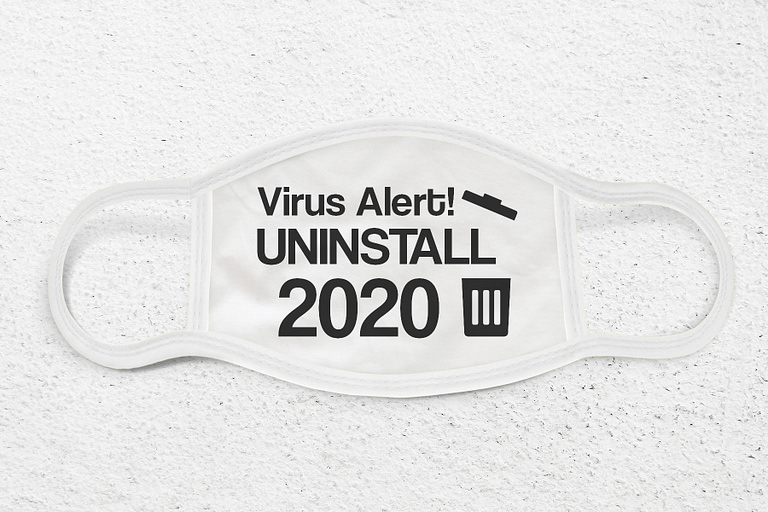 Free Uninstall 2020 SVG Cutting File for the Cricut.