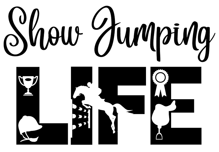Free Show Jumping Life SVG File for the Cricut.