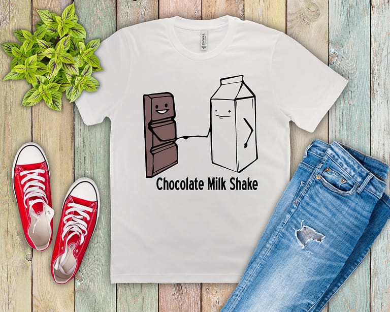 Free Chocolate Milk Shake SVG Cutting File for the Cricut.