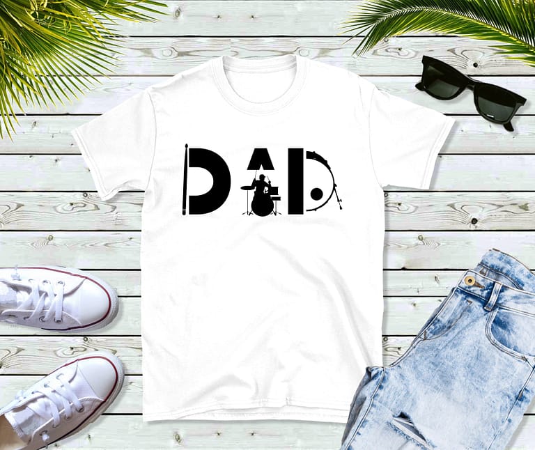 Free DAD Drummer SVG Cutting File for the Cricut.