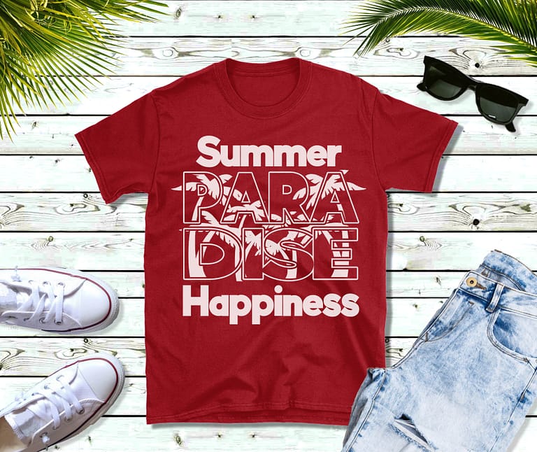 Free Summer Paradise Happiness SVG File