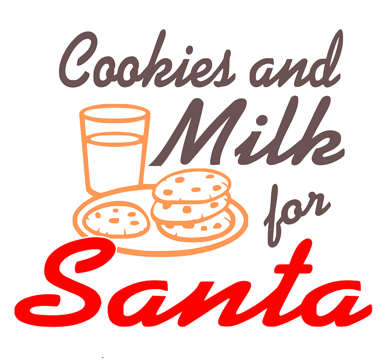 Free Cookies and Milk SVG File