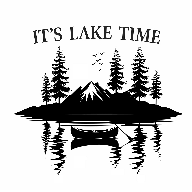 Free It's Lake Time SVG File