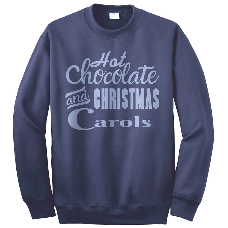 Free Hot Chocolate and Christmas Carols SVG Fle