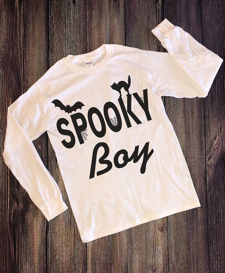 Free Spooky Boy T shirt SVG File