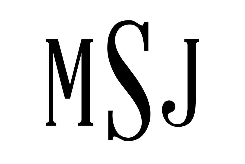 A Monogram SVG for a Cricut.
