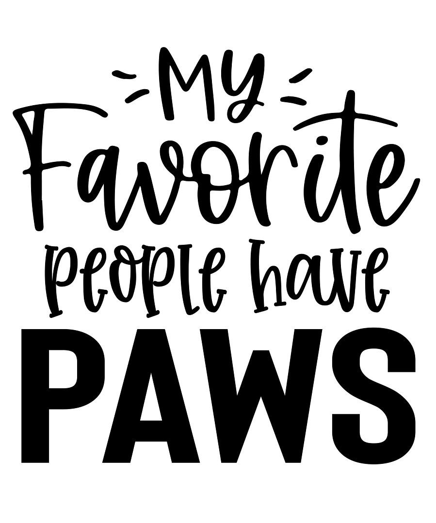 Free Favorite People have Paws SVG File
